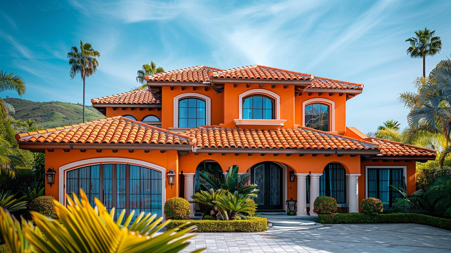 Elegant clay tile roofing in Rancho Santa Margarita, CA