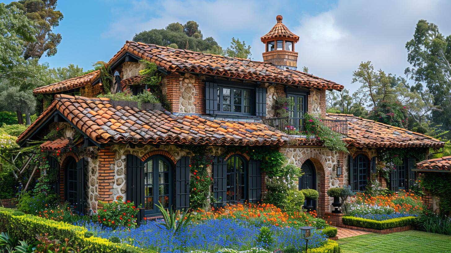 Roof tiles Santa Ana adds charm to historic houses
