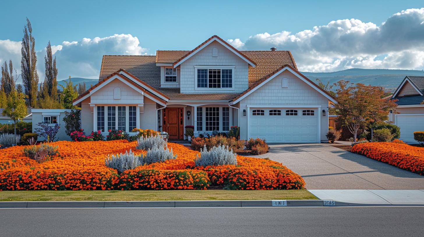 Traditional roofing style in Fountain Valley neighborhood