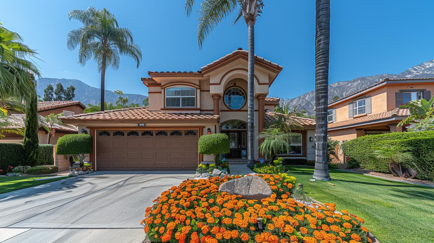 Sleek roofing style in Fountain Valley residence
