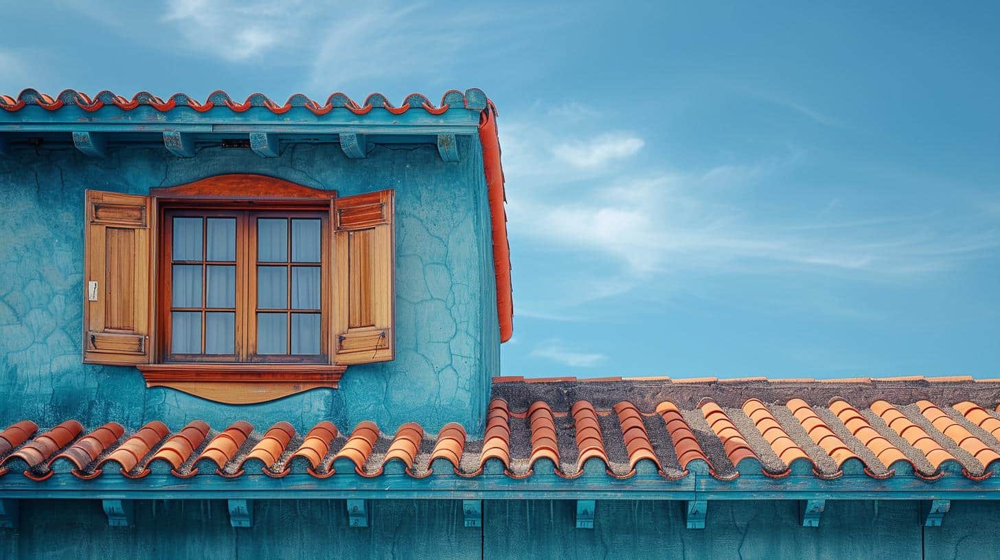 Roof ventilation Huntington Beach home with ocean view background