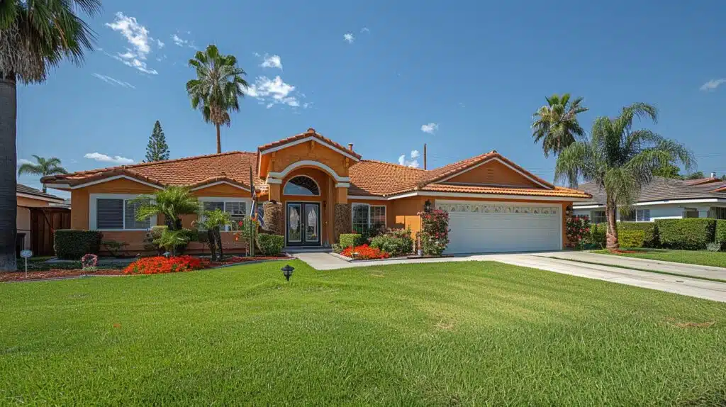 Roofing contractor Mission Viejo expertly repairing residential roof shingles