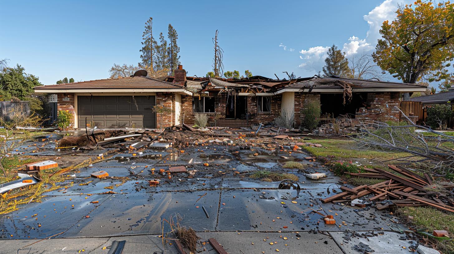 Storm damage Newport Beach leaves homes and trees devastated